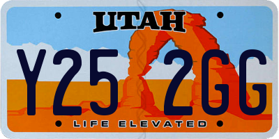 UT license plate Y252GG