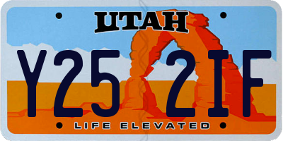 UT license plate Y252IF