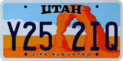 UT license plate Y252IQ