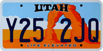 UT license plate Y252JQ