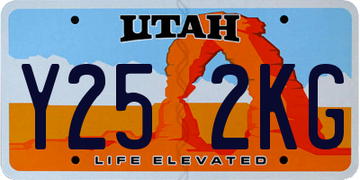 UT license plate Y252KG