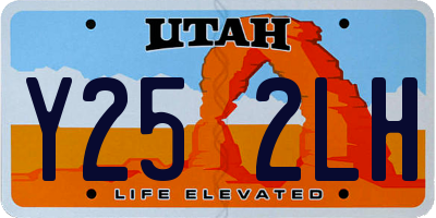 UT license plate Y252LH