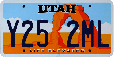 UT license plate Y252ML