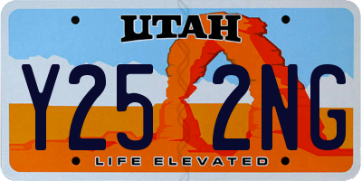 UT license plate Y252NG
