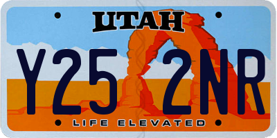 UT license plate Y252NR
