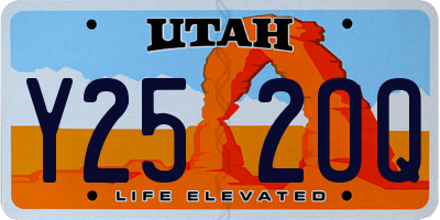 UT license plate Y252OQ