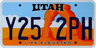 UT license plate Y252PH