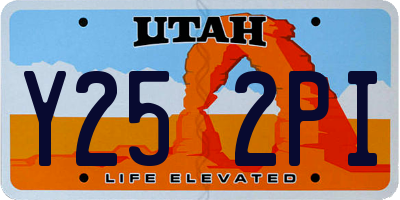 UT license plate Y252PI