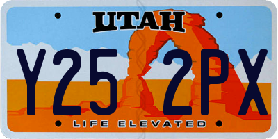 UT license plate Y252PX