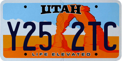 UT license plate Y252TC