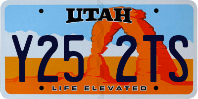 UT license plate Y252TS