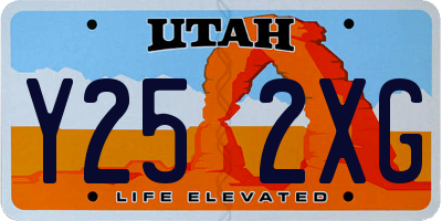 UT license plate Y252XG
