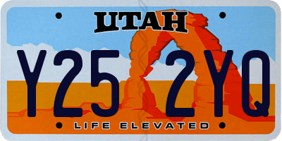 UT license plate Y252YQ