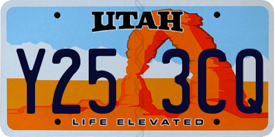 UT license plate Y253CQ