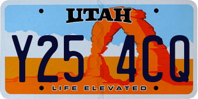 UT license plate Y254CQ