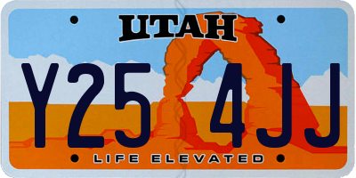 UT license plate Y254JJ