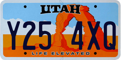 UT license plate Y254XQ