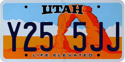 UT license plate Y255JJ