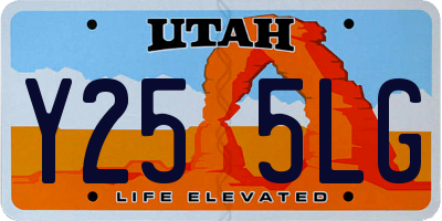 UT license plate Y255LG