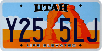 UT license plate Y255LJ