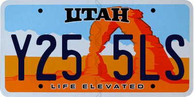 UT license plate Y255LS