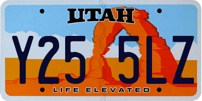 UT license plate Y255LZ