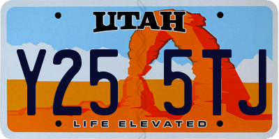 UT license plate Y255TJ