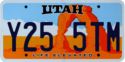 UT license plate Y255TM