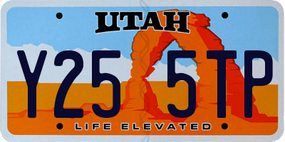 UT license plate Y255TP