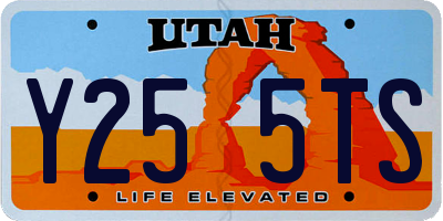 UT license plate Y255TS
