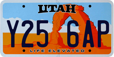 UT license plate Y256AP