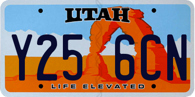UT license plate Y256CN