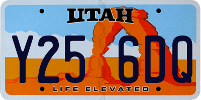 UT license plate Y256DQ