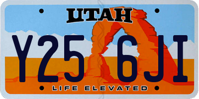 UT license plate Y256JI