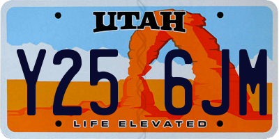 UT license plate Y256JM