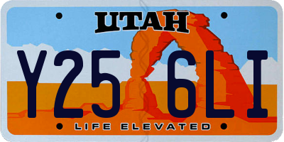 UT license plate Y256LI