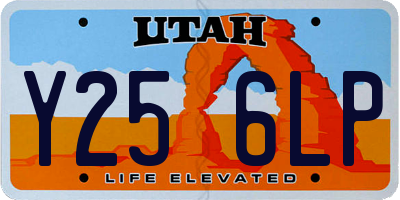 UT license plate Y256LP