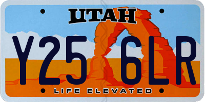 UT license plate Y256LR
