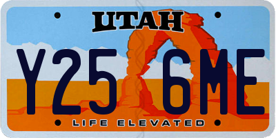 UT license plate Y256ME