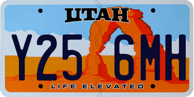 UT license plate Y256MH