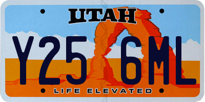 UT license plate Y256ML