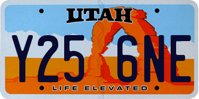 UT license plate Y256NE