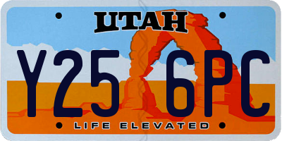 UT license plate Y256PC