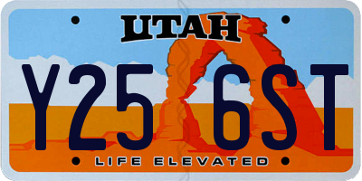 UT license plate Y256ST