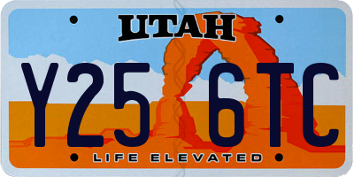 UT license plate Y256TC