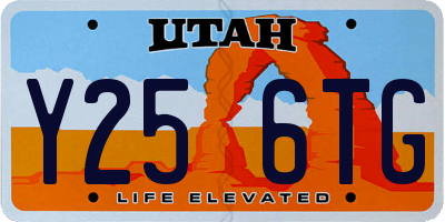 UT license plate Y256TG