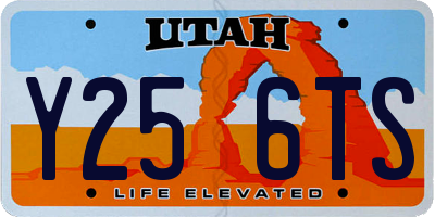UT license plate Y256TS