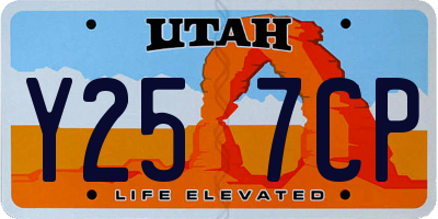 UT license plate Y257CP