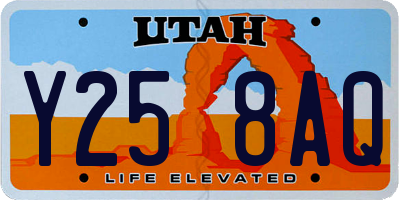 UT license plate Y258AQ