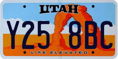UT license plate Y258BC